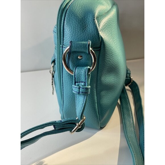 US Polo Association Crossbody Shoulder Strap Adjustable Purse‎ Bag Teal Blue - Picture 10 of 16